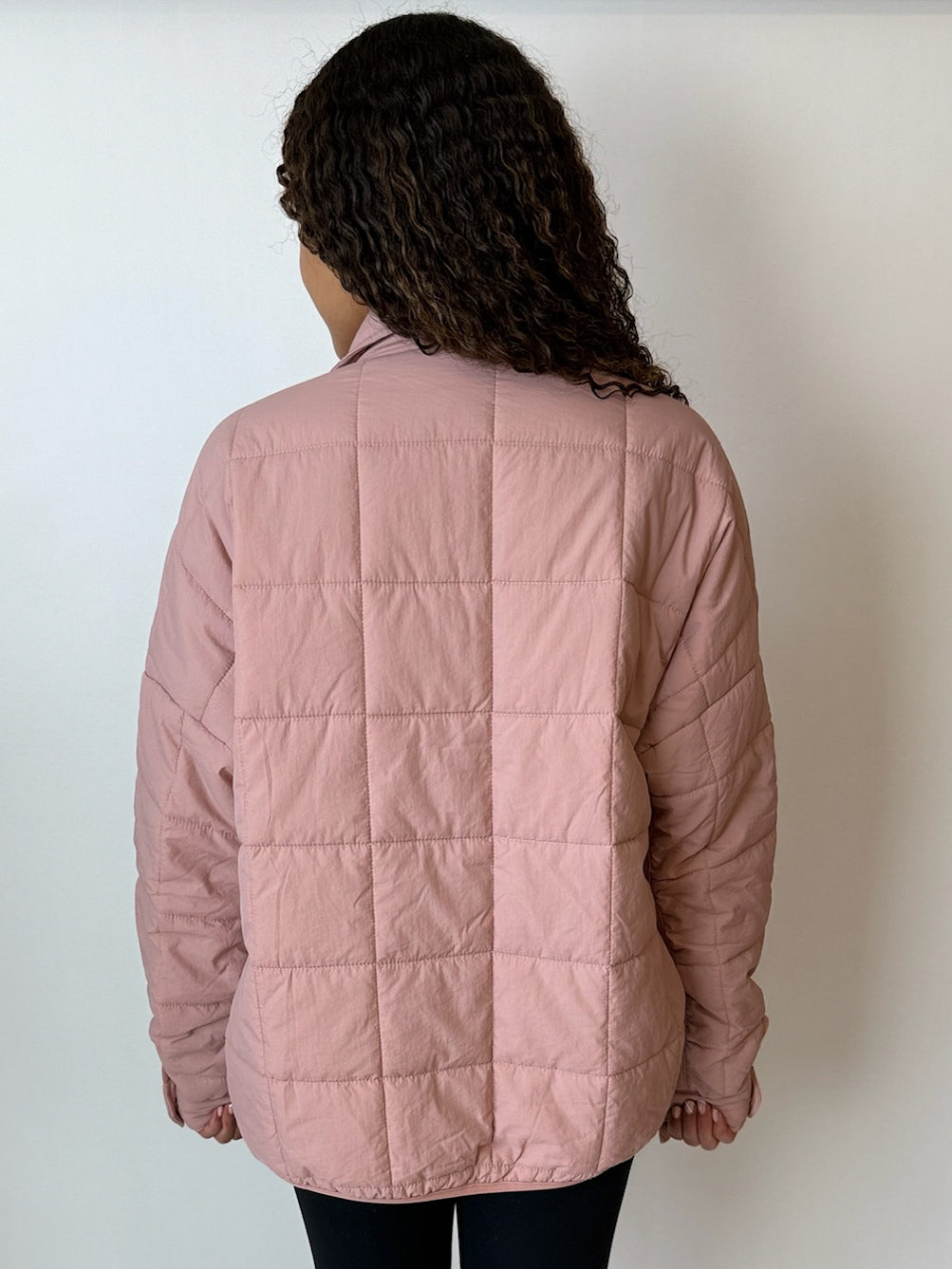 FROSTED BERRY PUFFER JACKET (MAUVE)