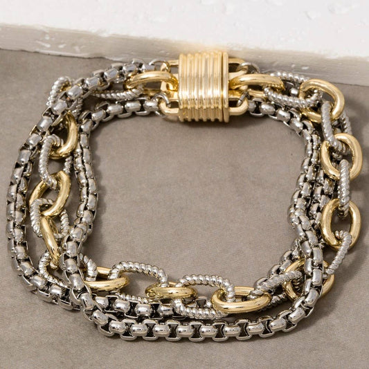 CLASSIC TWO-TONE BRACELET