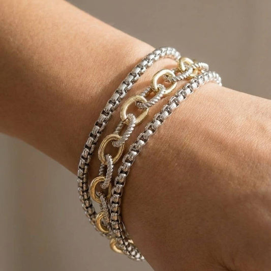 CLASSIC TWO-TONE BRACELET