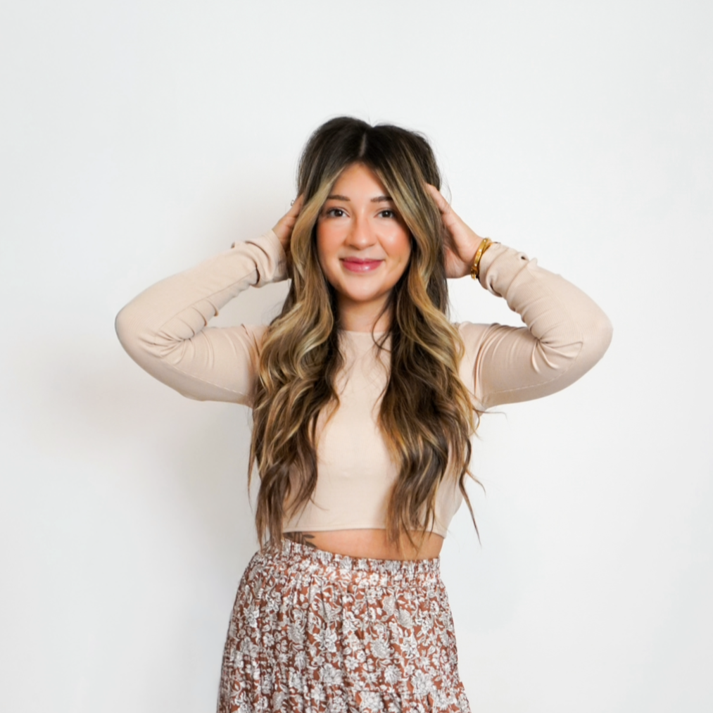 KEY TO MY HEART OPEN BACK LONG SLEEVE CROP TOP (NUDE)