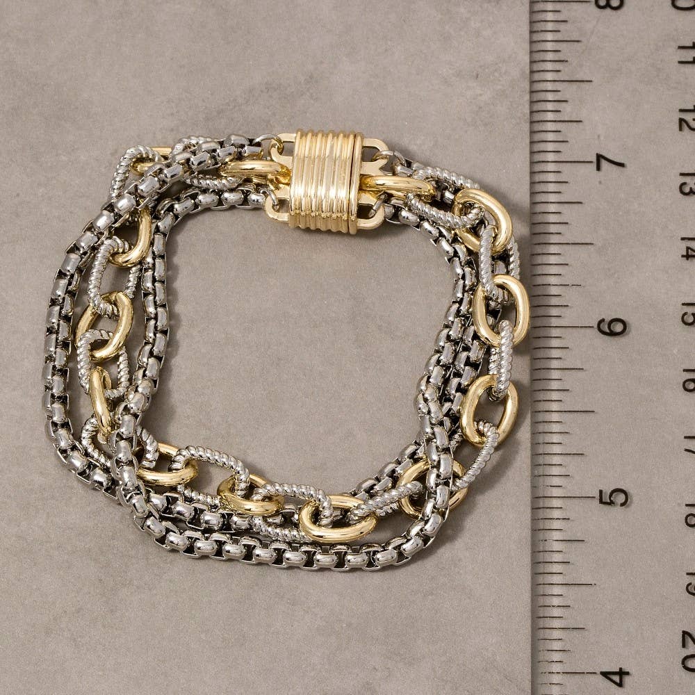 CLASSIC TWO-TONE BRACELET